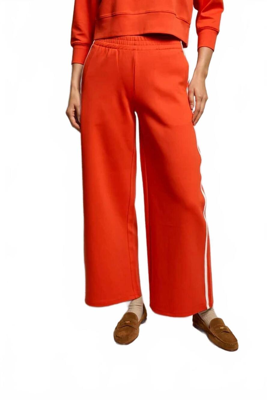 NEW PERFECTWHITETEE mikos wide leg pant in tomato